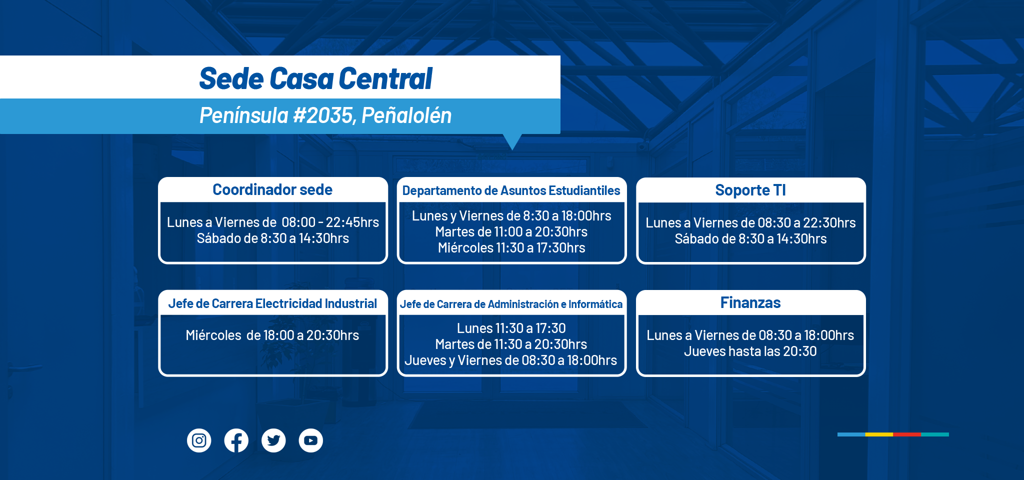 horario web 3